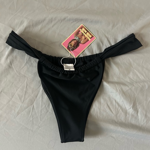 Black Bikini - Strawberry Milk Mob Rosalia top AND bottom - Picture 4 of 8